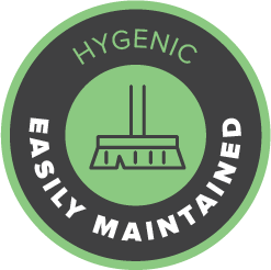 Hygenic - Easily Maintained