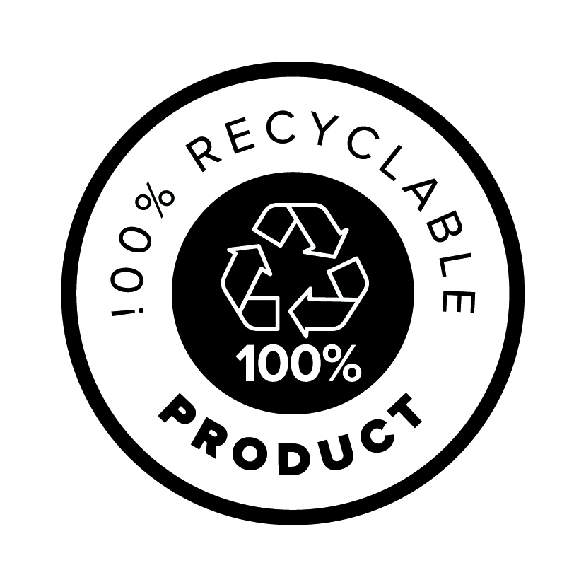 100% Recyclable 100% Recyclable